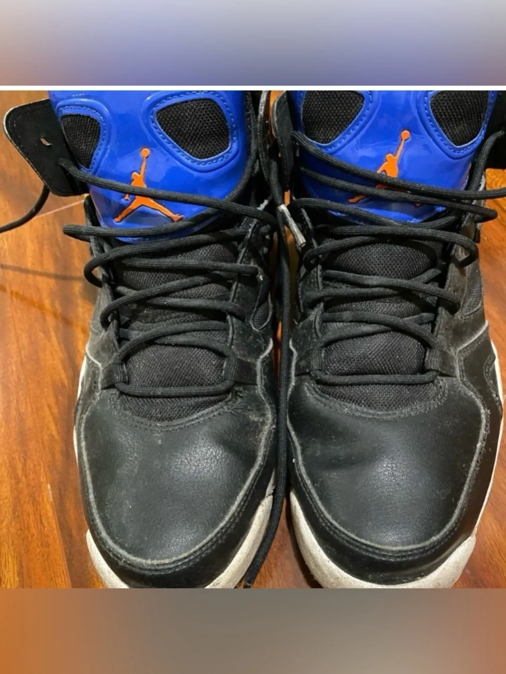 Nike Air Jordan Flight Club 91 Black Sneaker size 9.5